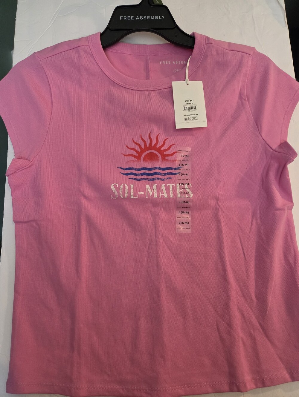Free Assembly "Sol Mates" Cap Sleeved Tee